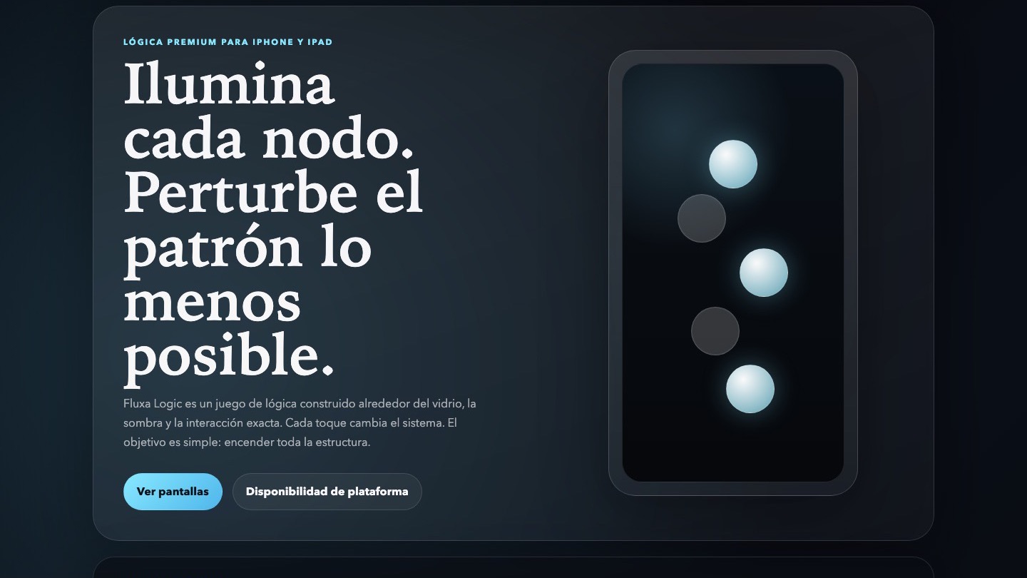 Fluxa Logic home screenshot